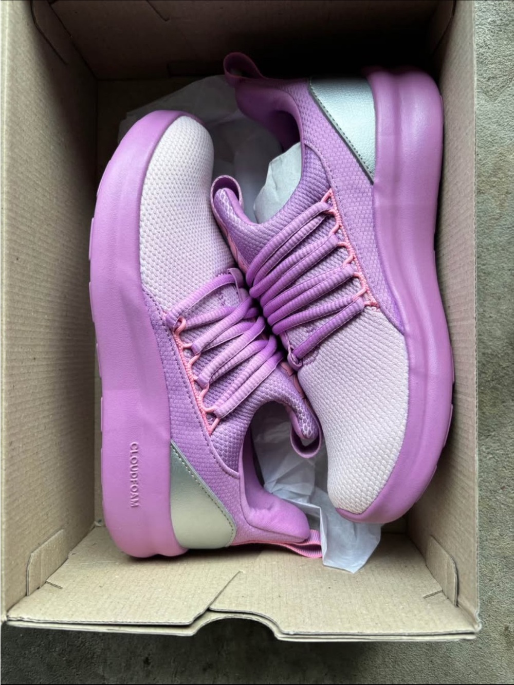 Lite Racer Adapt 7.0 K Kids Sneakers - Purple